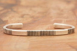 Sterling Silver Native American Bracelet